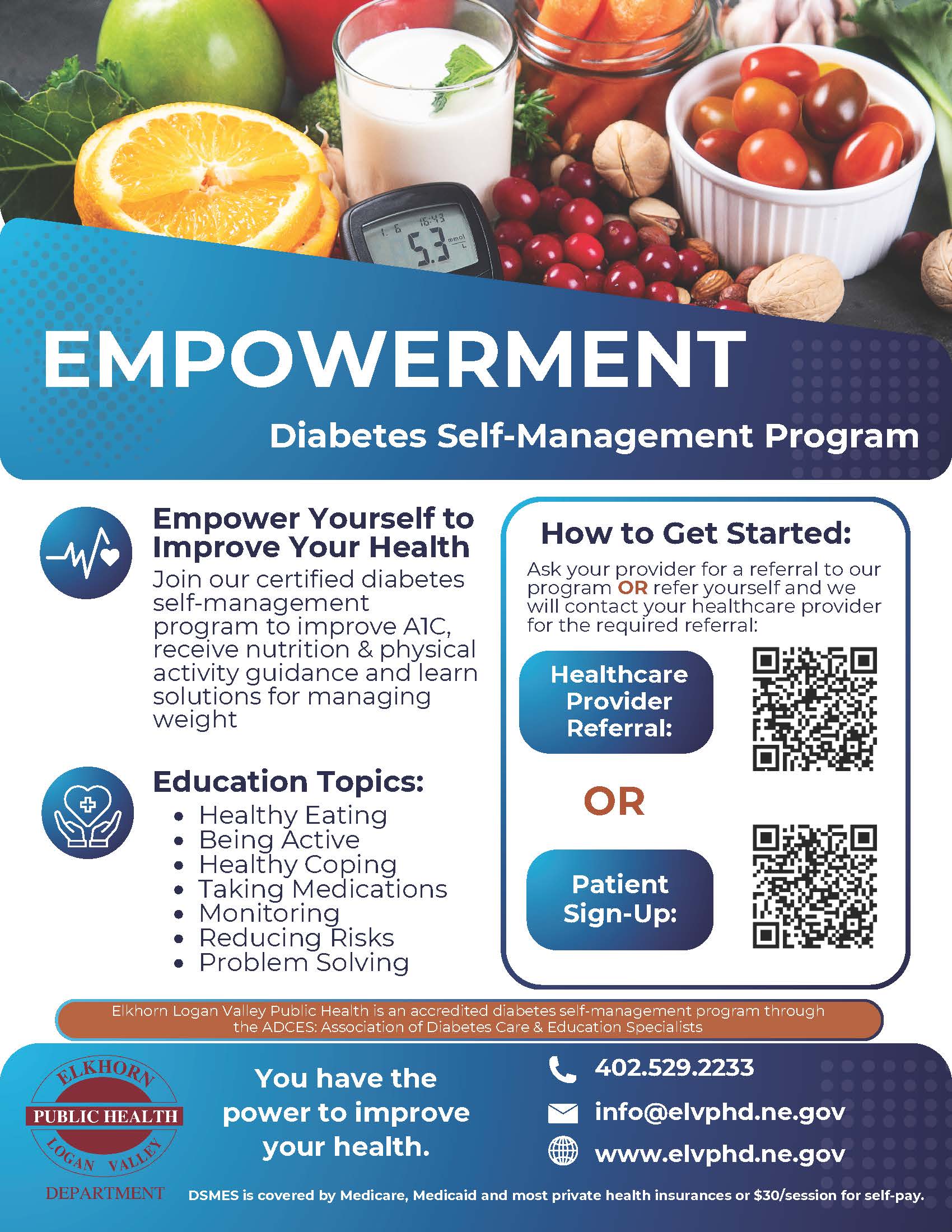 Dsmp Program Diabetes-Self-Management || ELVPHD || Health Programs, Services ...